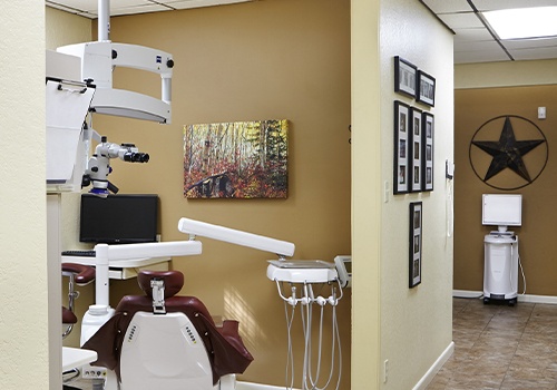 Modern dental treatment room