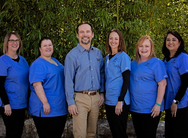 Dr. Bulter and dental team