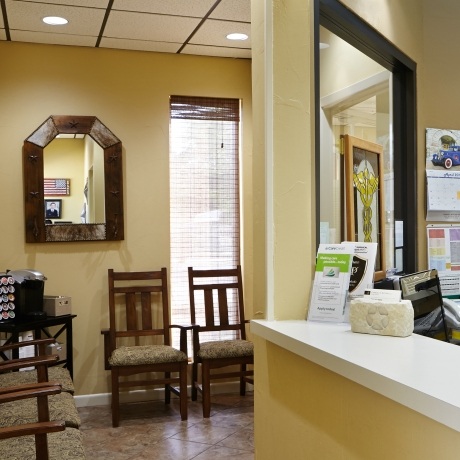 Reception area