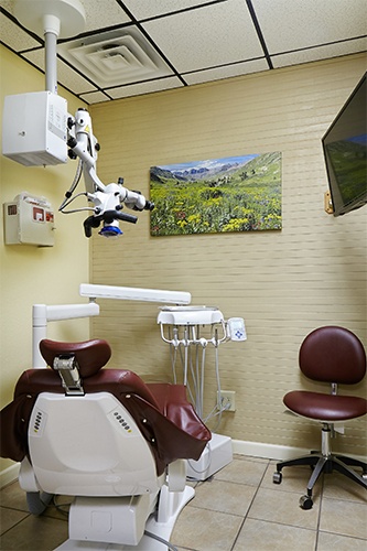 Modern dental treatment room