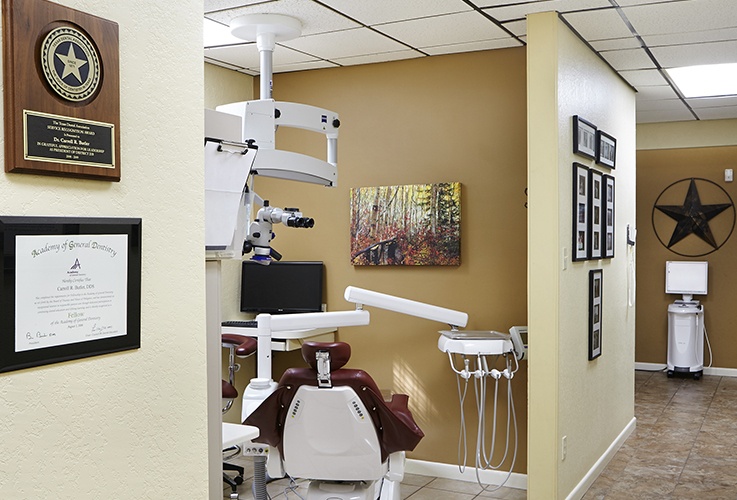 Comfortable dental treatment room