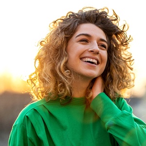 Woman smiling in Kerrville